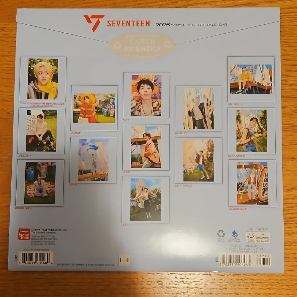 SEVENTEEN 2026 Official Calendar